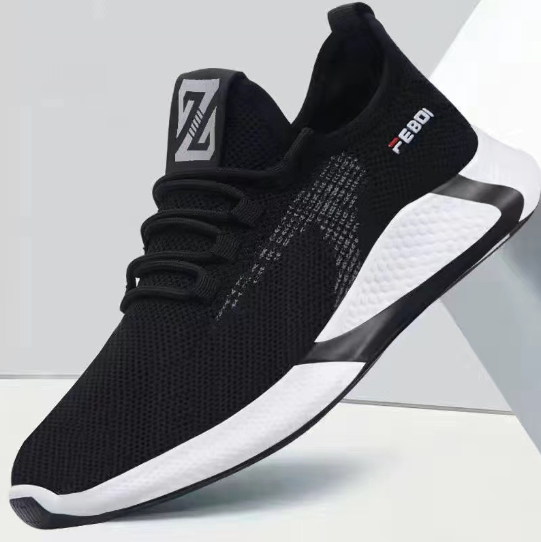 Breathable Flyknit Low-Top Running Sneakers