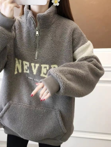 Korean Style Couple's Hooded Sweatshirt for Fall/Winter