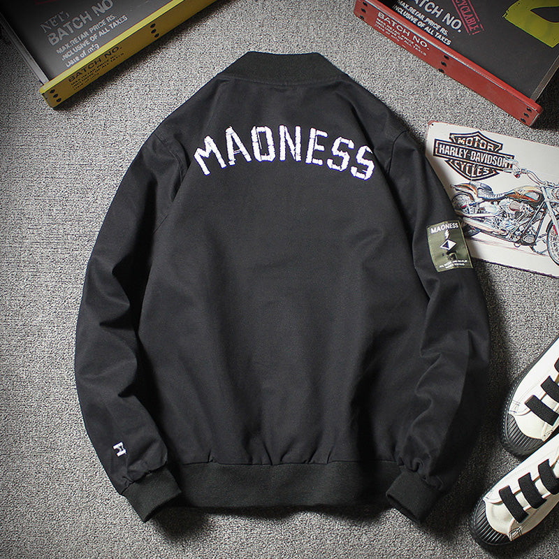 Men's Pilot Jacket Baseball Style for Spring and Autumn