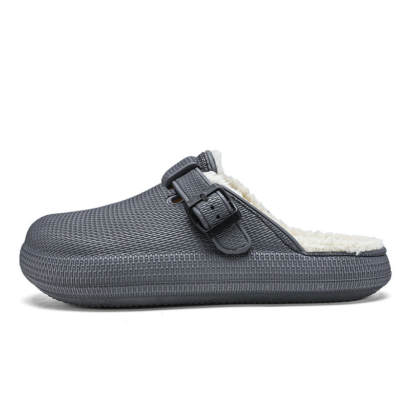 Warm Non-Slip Thick Bottom Cotton Slippers