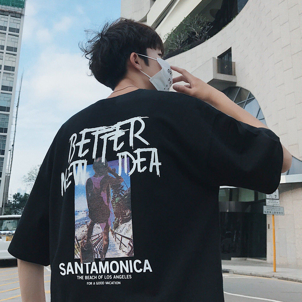 2019 Summer Men's Loose Short Sleeve T-Shirt