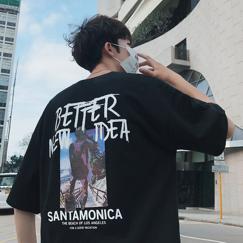 2019 Summer Men's Loose Short Sleeve T-Shirt