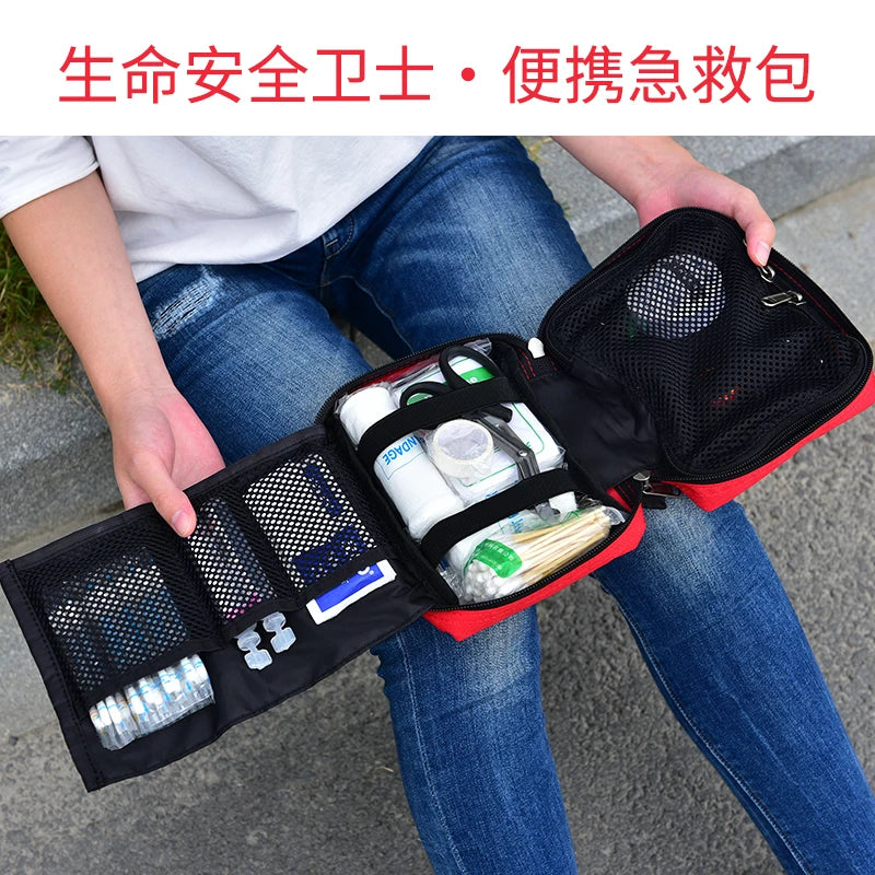 Mega Portable Outdoor Emergency Medical Kit Car Home Use First Aid Kit Compact And Handy for Travel And Camping