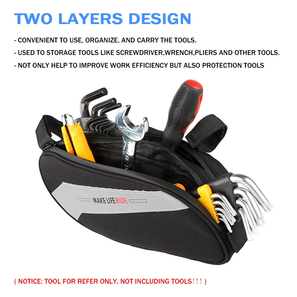 Motorcycle For BMW R 1200 1250 GS For Yamaha For Honda For Suzuki Tool Bag Side Tail Luggage Rack Gap Toolbag Night Reflective