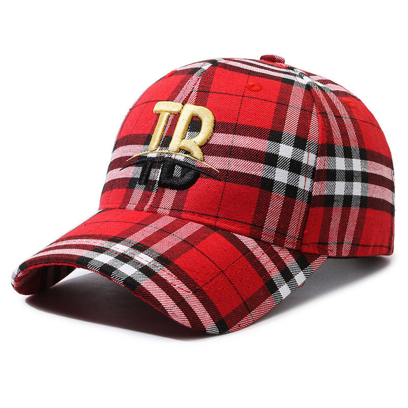 Korean Style Embroidered Letter Baseball Cap (Retro)