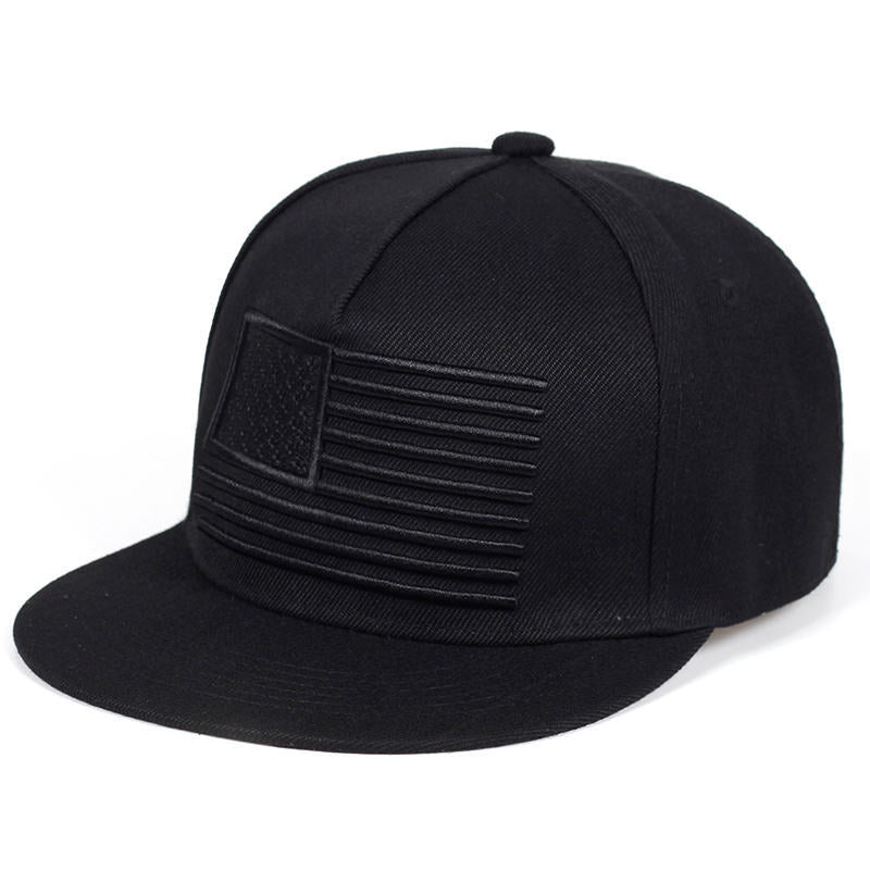 Embroidered American Flag Hip-Hop Baseball Cap