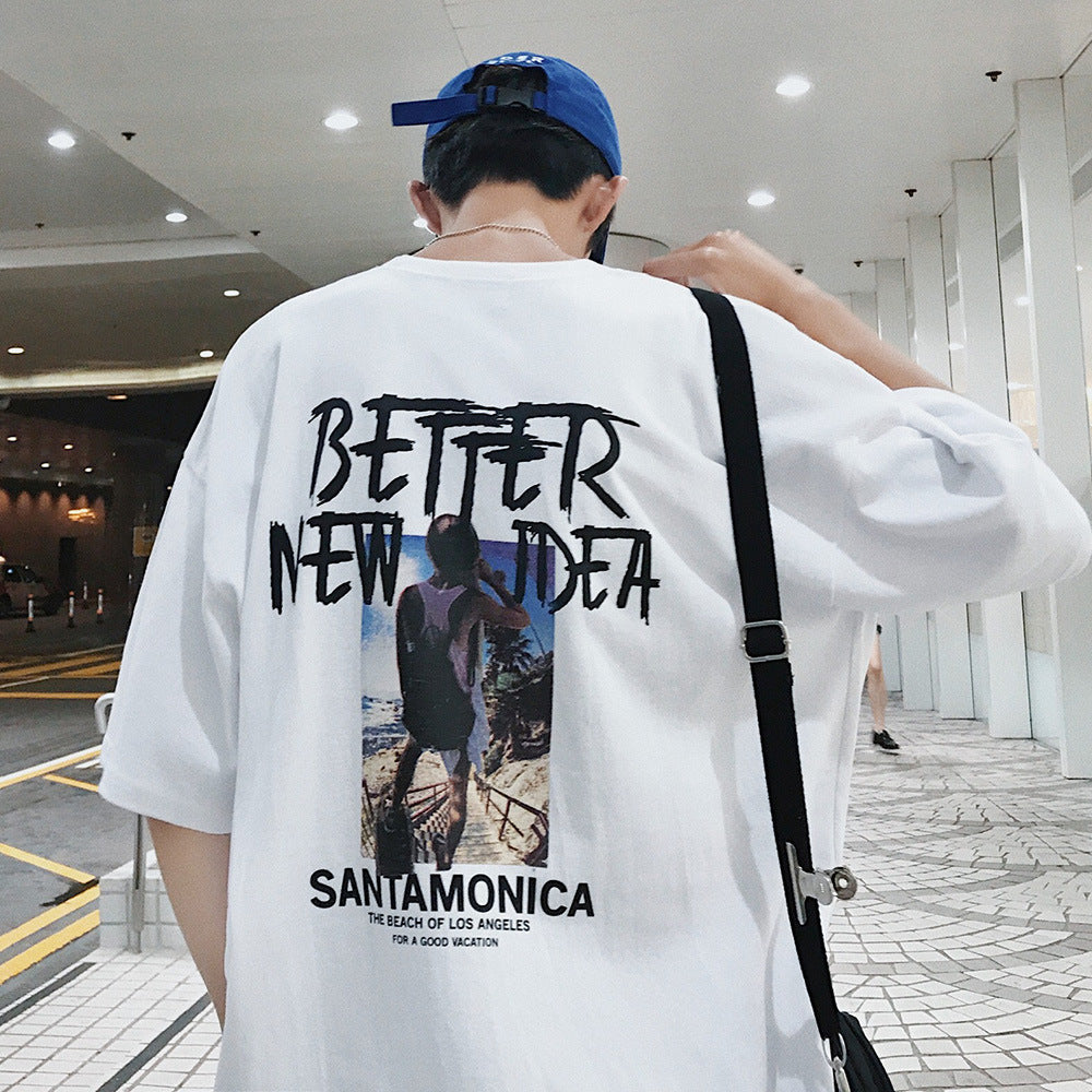 2019 Summer Men's Loose Short Sleeve T-Shirt