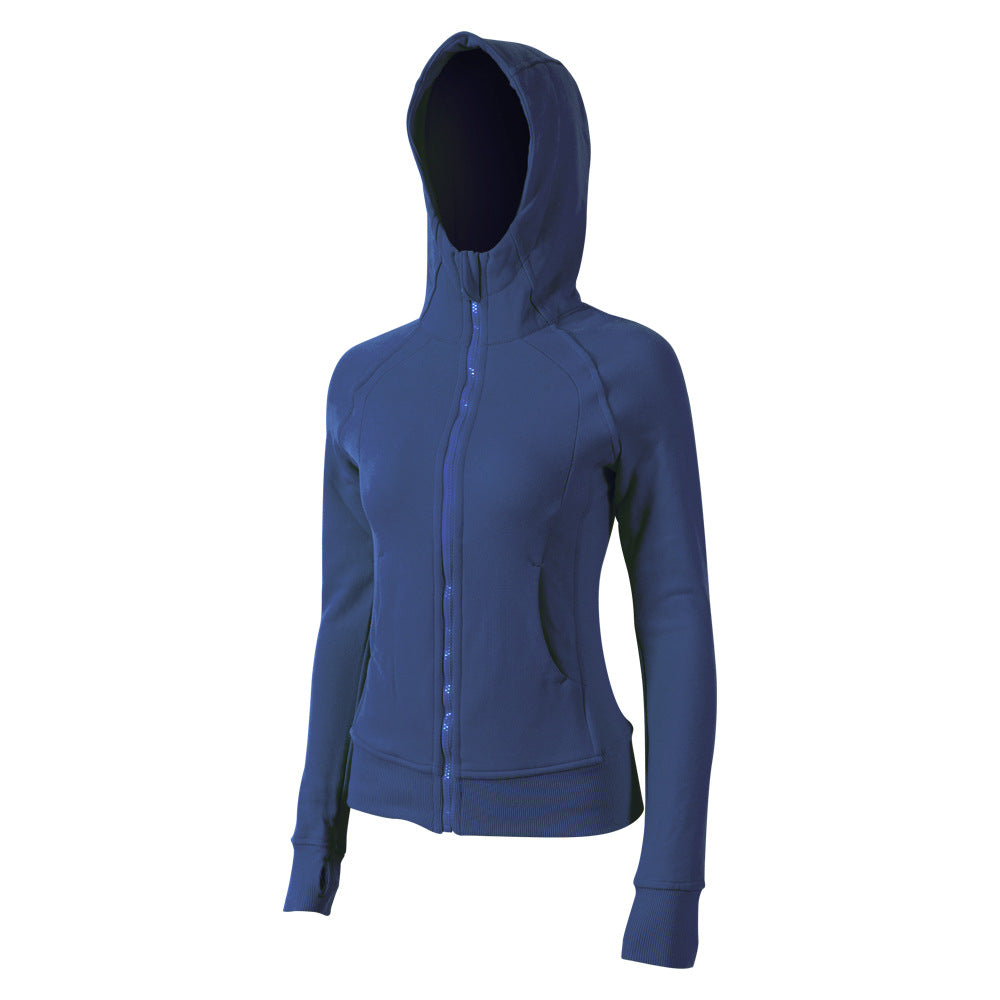 Women's Fleece Yoga Hoodie Jacket for Fall/Winter