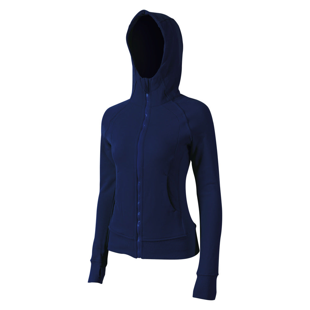 Women's Fleece Yoga Hoodie Jacket for Fall/Winter