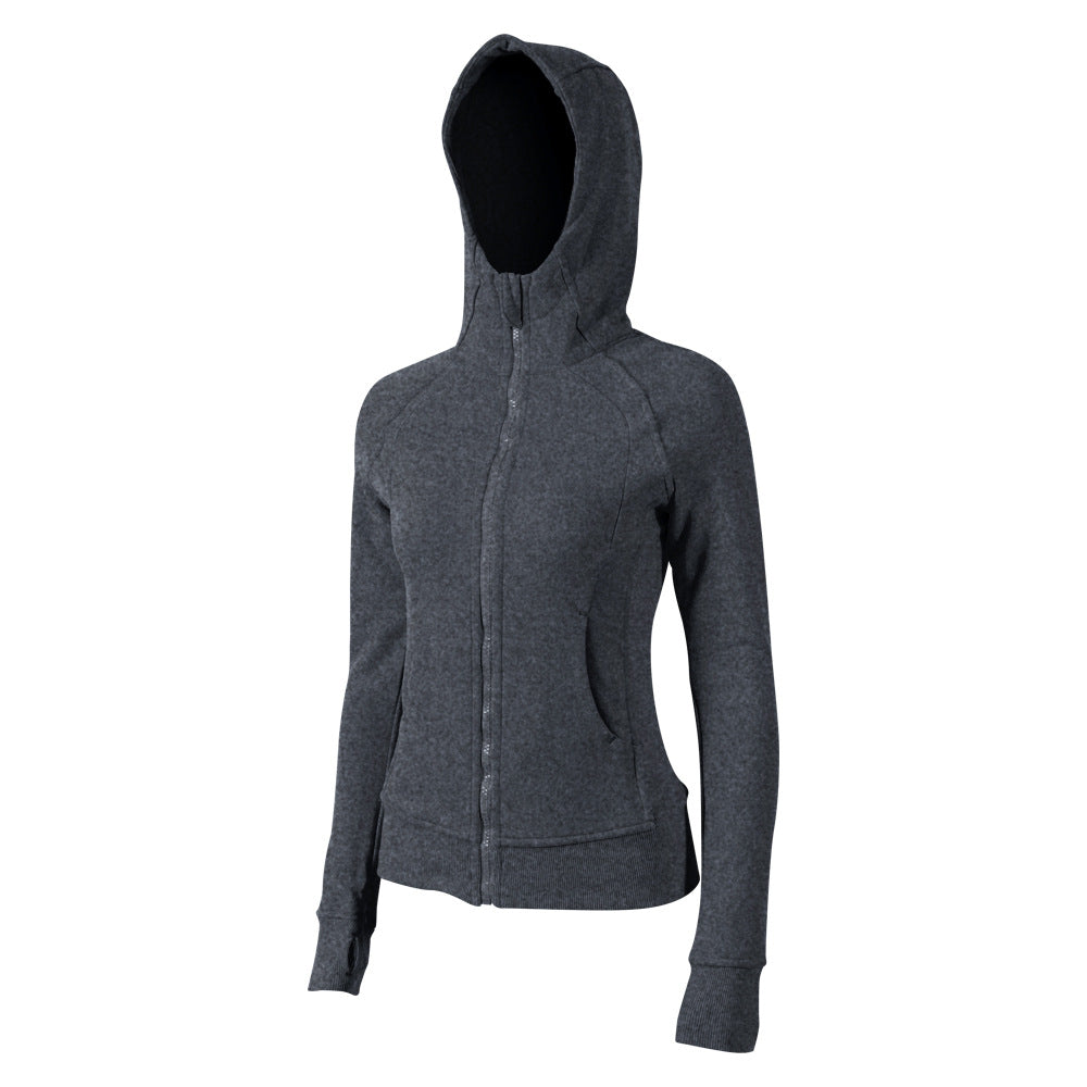 Women's Fleece Yoga Hoodie Jacket for Fall/Winter