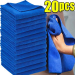 1-20Pcs Microfiber Towels Car Wash Drying Cloth Towel Household Cleaning Cloths Auto Detailing Polishing Cloth Home Clean Tools - flohmarkt-deutschland.shop