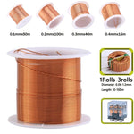 1-3Rolls copper lacquer wire 0.06mm -1.2mm Cable Copper Wire Magnet Wire Enameled Copper Winding Wire Coil Copper Wire - flohmarkt-deutschland.shop