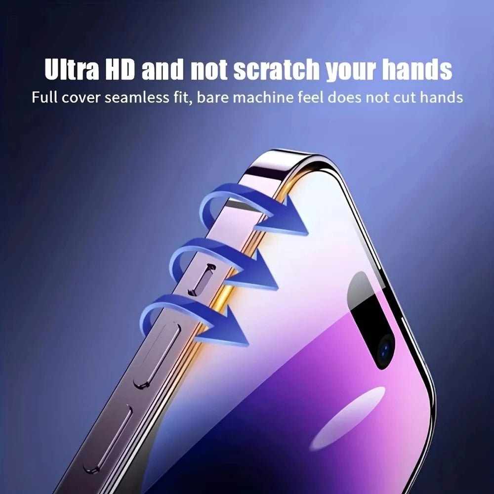 1-5PCS Easy Install HD Screen Protector For iPhone 17 Pro Max 15 16 13 11 14 16e 12 Mini XR X Xs 7 8 Plus Air Tempered Glass - flohmarkt-deutschland.shop