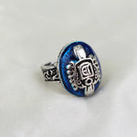1 Stück The Vampire Diaries Ringe Elena Gilbert Daylight Ringe Vintage Kristallring mit blauem Lapislazuli Modeschmuck Filme Cosplay - flohmarkt-deutschland.shop