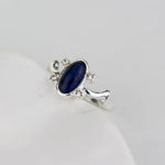 1 Stück The Vampire Diaries Ringe Elena Gilbert Daylight Ringe Vintage Kristallring mit blauem Lapislazuli Modeschmuck Filme Cosplay - flohmarkt-deutschland.shop