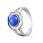 1 Stück The Vampire Diaries Ringe Elena Gilbert Daylight Ringe Vintage Kristallring mit blauem Lapislazuli Modeschmuck Filme Cosplay - flohmarkt-deutschland.shop