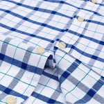 100% Baumwolle Atmungsaktiv Männer Oxford Kurzarm Sommer Plaid Shirts Gestreiften Männliche Kleidung Business Regular Fit Übergroßen - flohmarkt-deutschland.shop