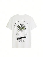 100% Baumwolle Frauen T-Shirt Galafonia Kokospalme gedruckt T-Shirt Sommer bequeme lose Tops Street Fashion weibliche Kleidung - flohmarkt-deutschland.shop