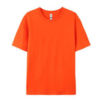 100% Cotton Solid Color T-Shirts Men Woman Short Sleeve Fashion Brand Trend Casual Soft Clothing Tees Breathable Summer Tops - flohmarkt-deutschland.shop
