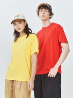100% Cotton Solid Color T-Shirts Men Woman Short Sleeve Fashion Brand Trend Casual Soft Clothing Tees Breathable Summer Tops - flohmarkt-deutschland.shop