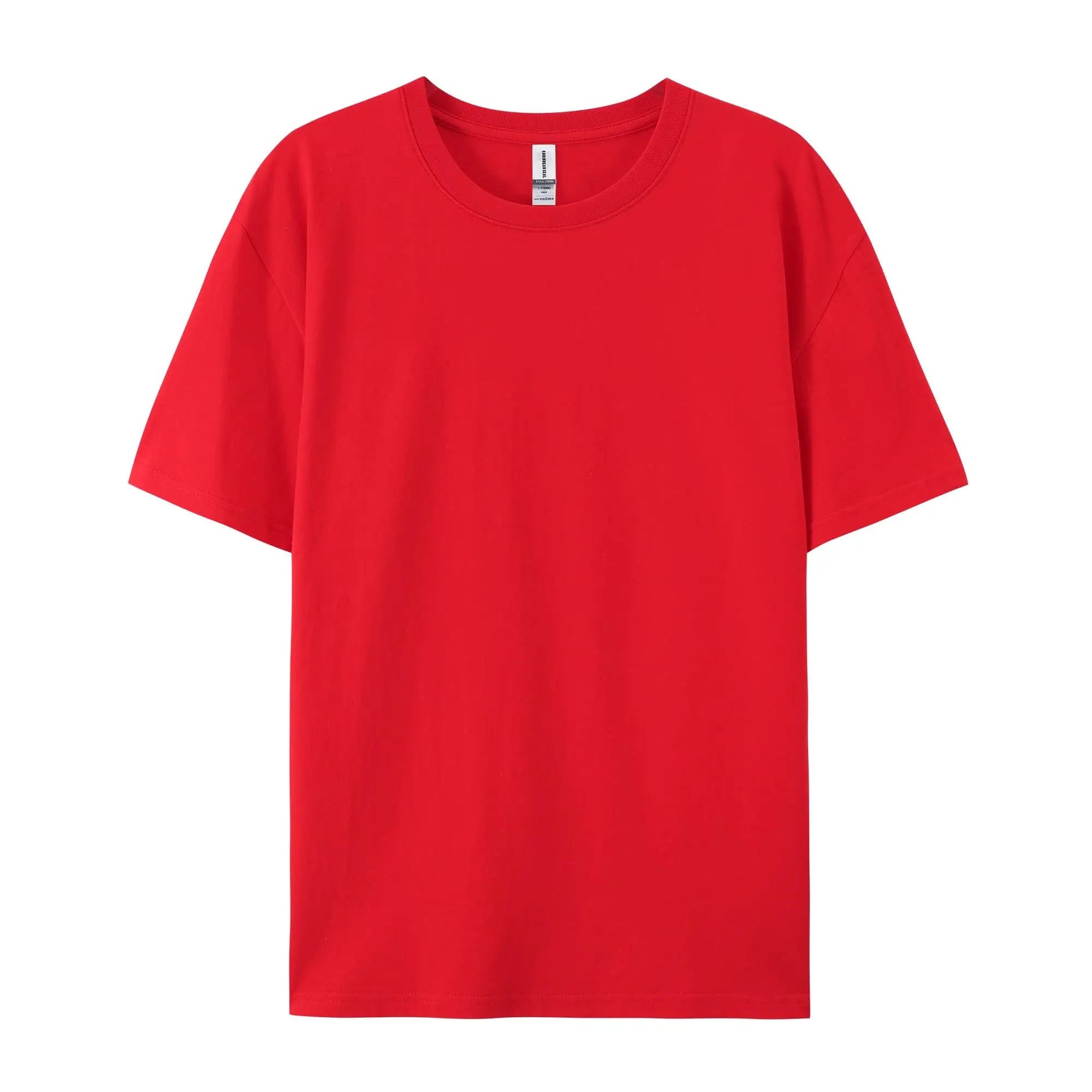 100% Cotton Solid Color T-Shirts Men Woman Short Sleeve Fashion Brand Trend Casual Soft Clothing Tees Breathable Summer Tops - flohmarkt-deutschland.shop