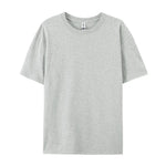100% Cotton Solid Color T-Shirts Men Woman Short Sleeve Fashion Brand Trend Casual Soft Clothing Tees Breathable Summer Tops - flohmarkt-deutschland.shop