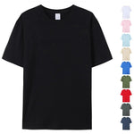 100% Cotton T Shirt Unisex Plain White Crew Neck Tshirt Coton Herren T-shirt Uomo Blank Black T Shirt For Men Playeras De Hombre - flohmarkt-deutschland.shop