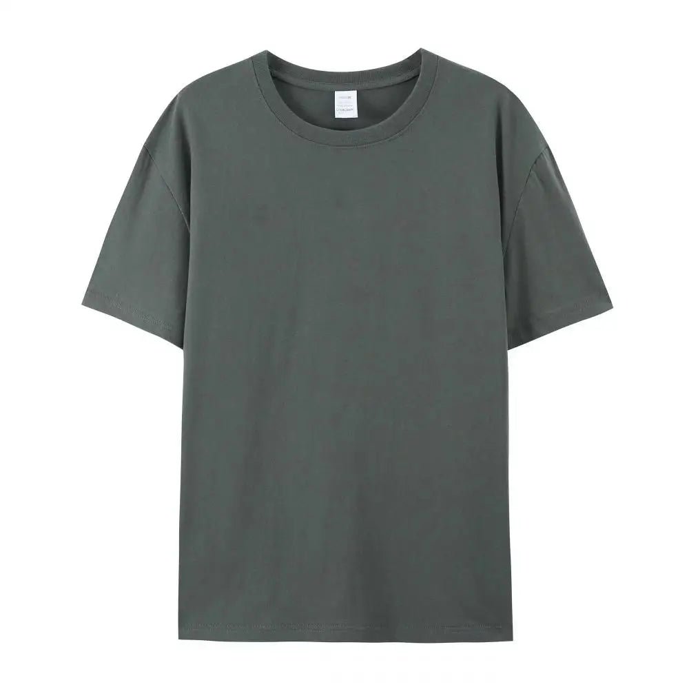 100% Cotton White Tshirt Unisex High Quality Round Neck T Shirt Men Herren T-shirt Uomo Tee Shirt Homme Coton Franela De Algodon - flohmarkt-deutschland.shop