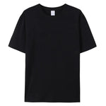 100% Cotton White Tshirt Unisex High Quality Round Neck T Shirt Men Herren T-shirt Uomo Tee Shirt Homme Coton Franela De Algodon - flohmarkt-deutschland.shop