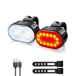 1000LM Fahrrad Led Front Licht LED USB Aufladbare Smart Sensor Rücklicht Wasserdichte Helle Taschenlampe Sicherheit Radfahren Lichter - flohmarkt-deutschland.shop
