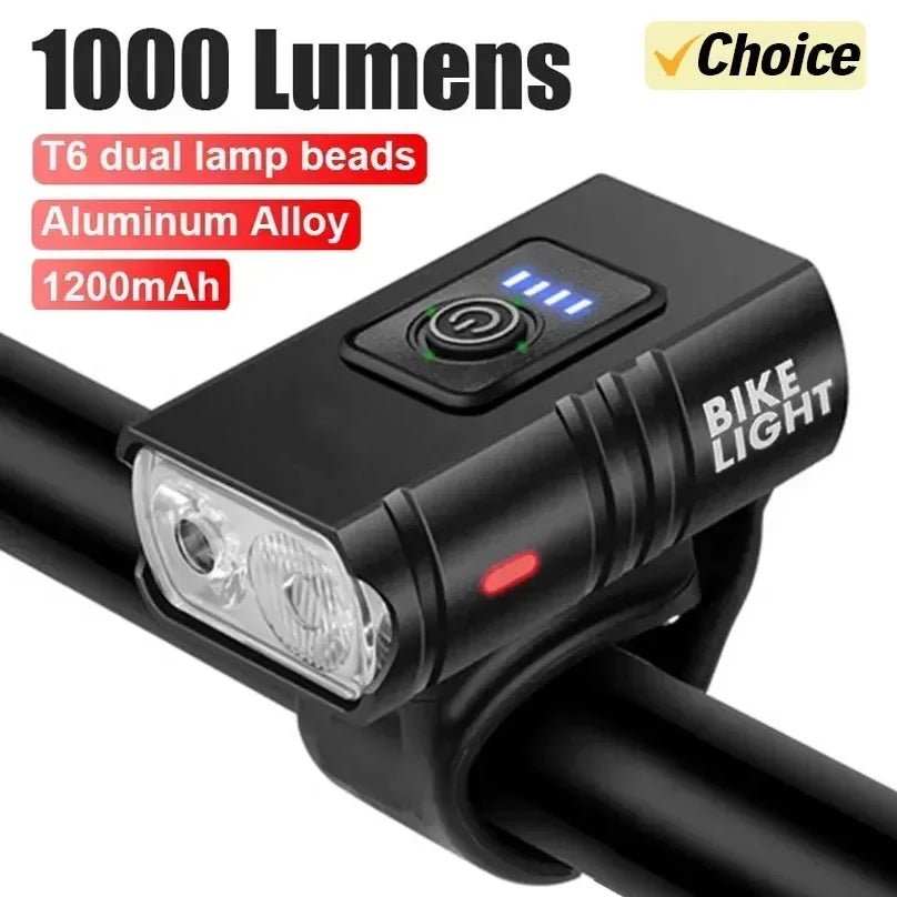 1000LM Fahrrad Led Front Licht LED USB Aufladbare Smart Sensor Rücklicht Wasserdichte Helle Taschenlampe Sicherheit Radfahren Lichter - flohmarkt-deutschland.shop