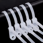 100PCS Screw Hole Nylon Cable Ties Multipurpose Duty Adjustable Self-locking Cord Ties Organizer Straps Fastening Loop - flohmarkt-deutschland.shop