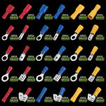 102/280/300/480PCS Wire Connector Kit Male Female Insulated Terminals Cold Crimp Terminals Assorted Crimp Terminals Spade - flohmarkt-deutschland.shop