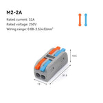 10/30/50 PCS Mini Fast Wiring Cable Connectors Universal Compact Splitter Electrical Conductors Push-in Home Terminal Block - flohmarkt-deutschland.shop