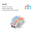 10/30/50 PCS Mini Fast Wiring Cable Connectors Universal Compact Splitter Electrical Conductors Push-in Home Terminal Block - flohmarkt-deutschland.shop