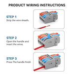 10/30/50 PCS Mini Fast Wiring Cable Connectors Universal Compact Splitter Electrical Conductors Push-in Home Terminal Block - flohmarkt-deutschland.shop
