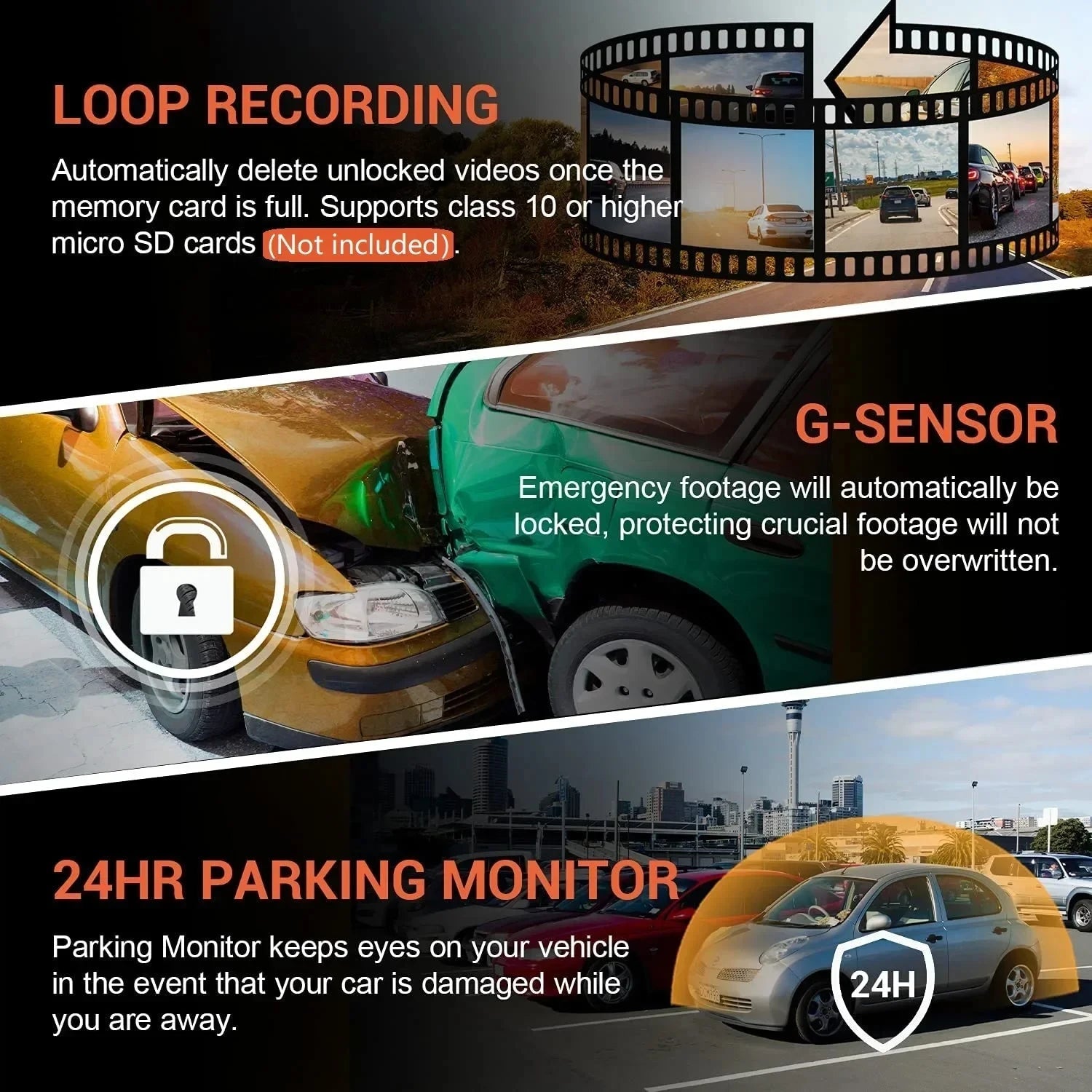 1080P WIFI Dual camera Dash Cam for cars,Front And Inside,car camera with IR Night Vision,Loop Recording,wide angle Car DVR Came - flohmarkt-deutschland.shop