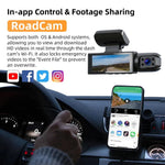 1080P WIFI Dual camera Dash Cam for cars,Front And Inside,car camera with IR Night Vision,Loop Recording,wide angle Car DVR Came - flohmarkt-deutschland.shop