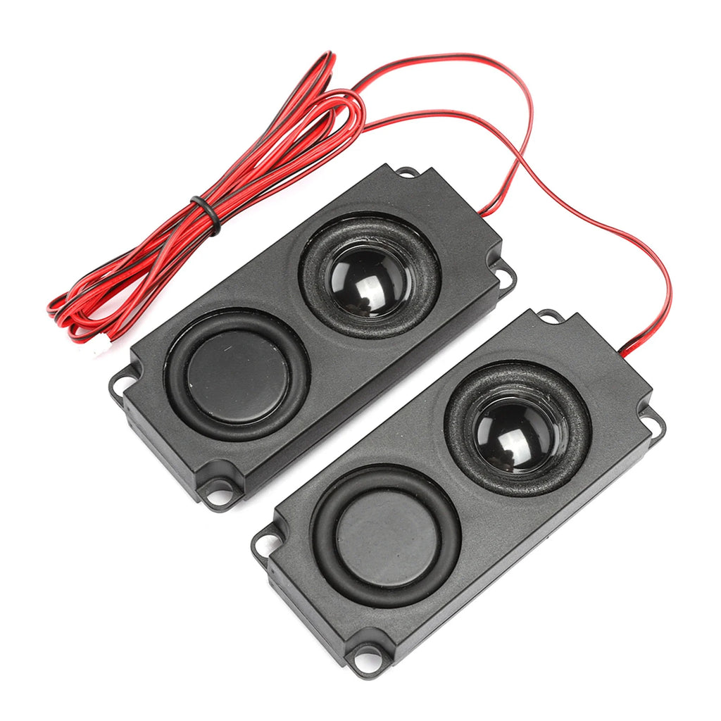 2PCS 8Ω 5W Portable Subwoofer Enclosure 40mm Magnetic Dual-Channel Speaker For TV Monitors Dual-Channel Magnetic Speaker