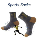 10pairs Breathable Cotton Sports Stockings Men Bamboo Fiber Autumn and Winter Men Socks Sweat Absorption Deodorant Business Sox - flohmarkt-deutschland.shop