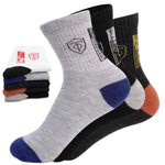 10pairs Breathable Cotton Sports Stockings Men Bamboo Fiber Autumn and Winter Men Socks Sweat Absorption Deodorant Business Sox - flohmarkt-deutschland.shop