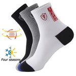 10pairs Breathable Cotton Sports Stockings Men Bamboo Fiber Autumn and Winter Men Socks Sweat Absorption Deodorant Business Sox - flohmarkt-deutschland.shop