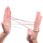 10PCS Rainbow Rope Finger Games For Kids Cats Cradle String Toy Children's Day Festival Birthday Party Favors Kinder Spiele - flohmarkt-deutschland.shop