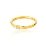 11:11 Engelszahl Ringe für Frauen Vergoldet Glück Edelstahl Ring Vintage Hochzeit Ästhetischen Schmuck Geschenk anillos mujer - flohmarkt-deutschland.shop