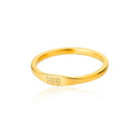 11:11 Engelszahl Ringe für Frauen Vergoldet Glück Edelstahl Ring Vintage Hochzeit Ästhetischen Schmuck Geschenk anillos mujer - flohmarkt-deutschland.shop