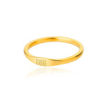 11:11 Engelszahl Ringe für Frauen Vergoldet Glück Edelstahl Ring Vintage Hochzeit Ästhetischen Schmuck Geschenk anillos mujer - flohmarkt-deutschland.shop