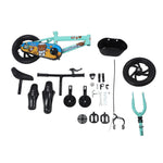 12-Zoll-Kinderfahrrad, stabiles Reiten, Rahmen aus Kohlenstoffstahl, Babyfahrrad mit Stützrädern für Kinder im Alter von 2 bis 6 Jahren - flohmarkt-deutschland.shop