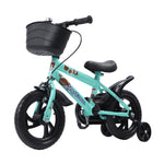 12-Zoll-Kinderfahrrad, stabiles Reiten, Rahmen aus Kohlenstoffstahl, Babyfahrrad mit Stützrädern für Kinder im Alter von 2 bis 6 Jahren - flohmarkt-deutschland.shop