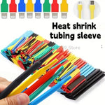 127/165/328/560/650/800pcs Heat Shrink Tubing kit 2:1 Shrinkable Wire Shrinking Wrap Wire Connect Cover Cable Repair Protection - flohmarkt-deutschland.shop