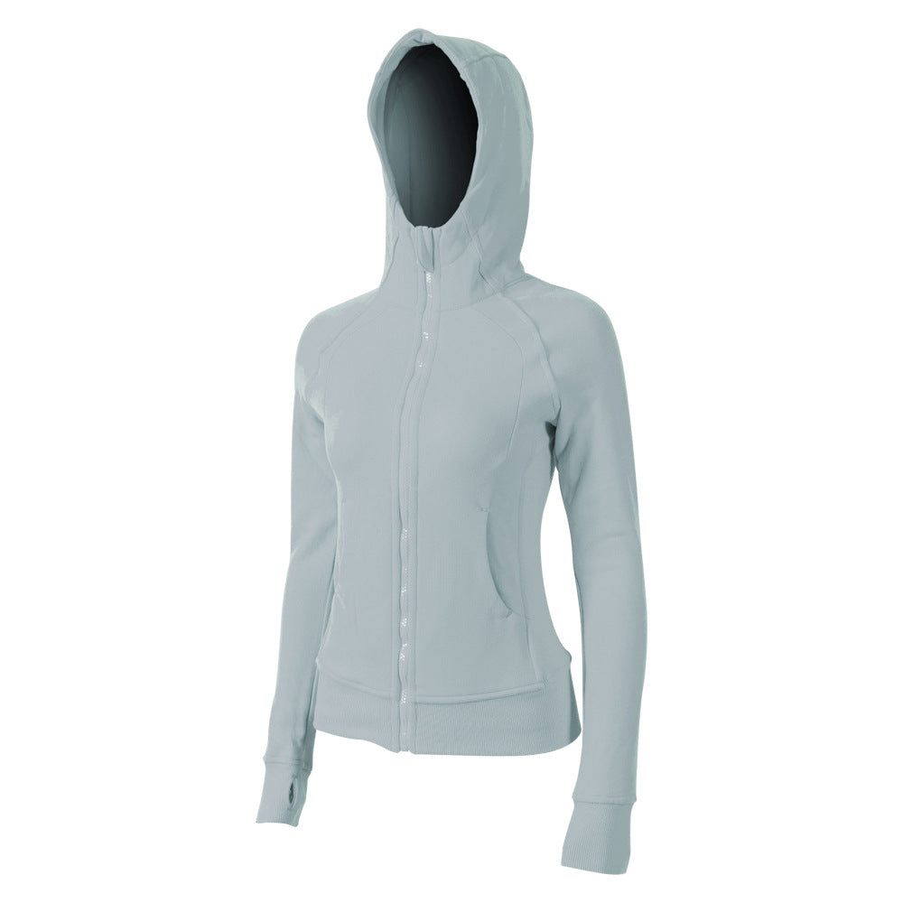 Women's Fleece Yoga Hoodie Jacket for Fall/Winter